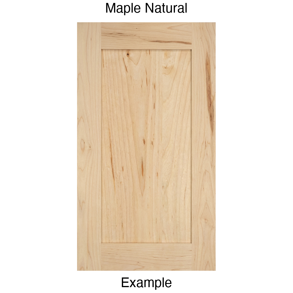 Arcadia Recessed Panel Cabinet Door in Maple Natural