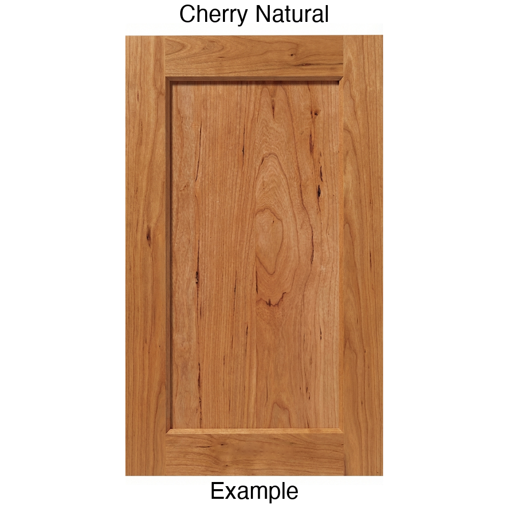 Artesia Recessed Panel Cabinet Door in Cherry Natural