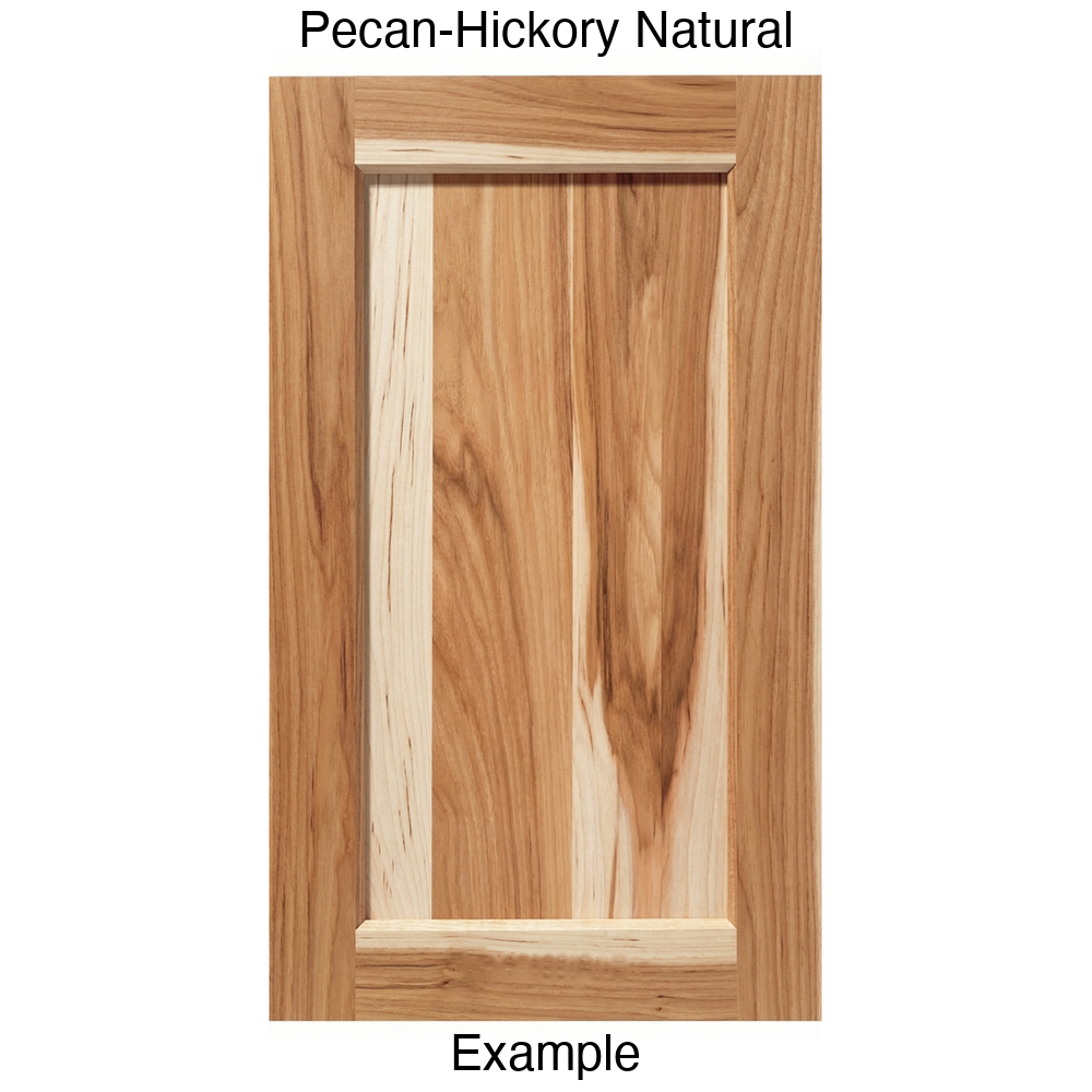 Artesia Recessed Panel Cabinet Door in Pecan-Hickory Natural