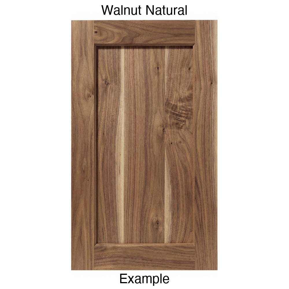 Artesia Recessed Panel Cabinet Door in Walnut Natural