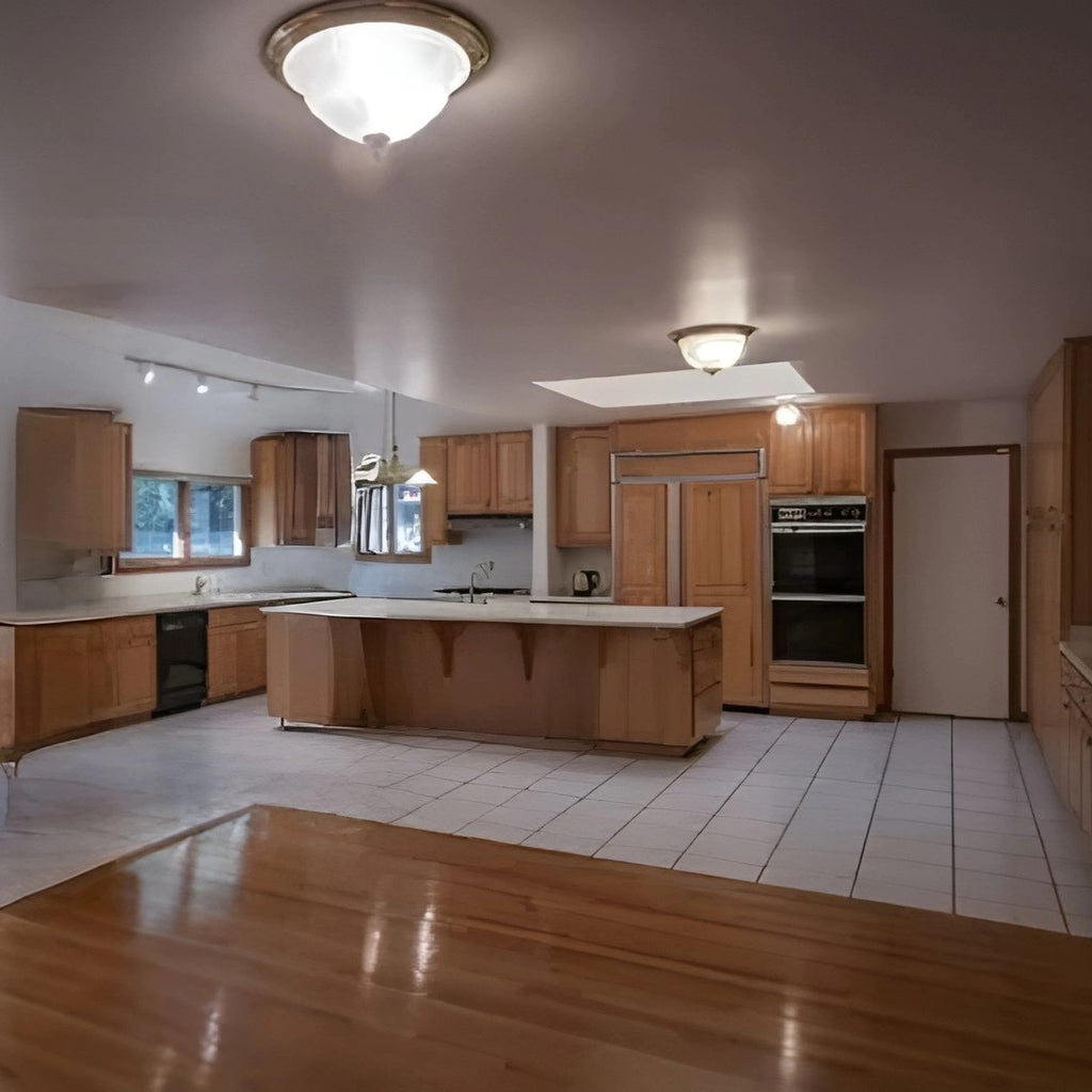 Reface cabinet doors in a kitchen remodel