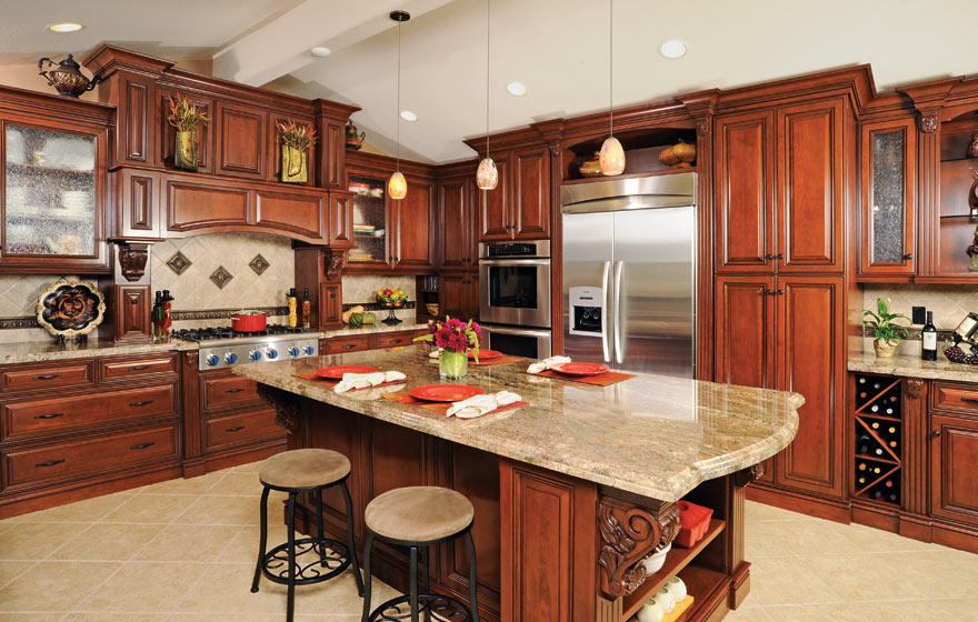 Kitchen cabinets with Brighton doors and drawer fronts
