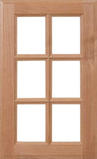 Bronco glass cabinet door with grids
