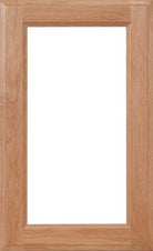 Bronco cabinet door frame with opening for panel or glass