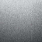 Cabinet door and drawer color sample in brushed aluminum