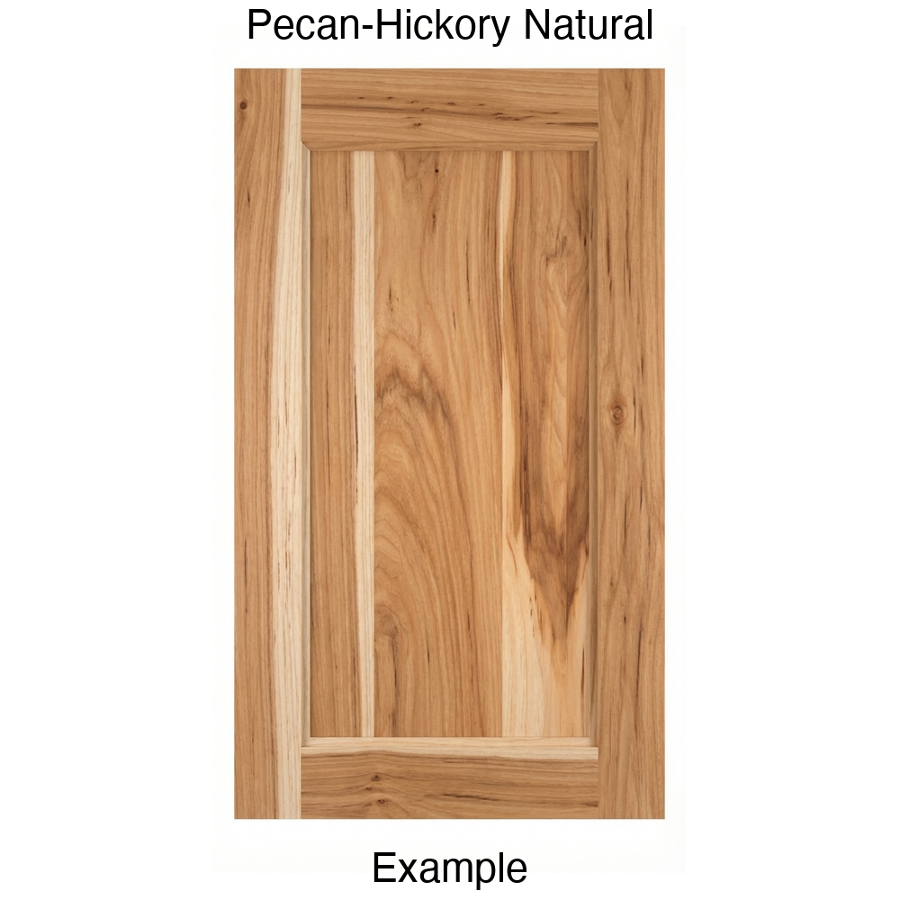 Campbell Recessed Panel Cabinet Door in Pecan-Hickory Natural