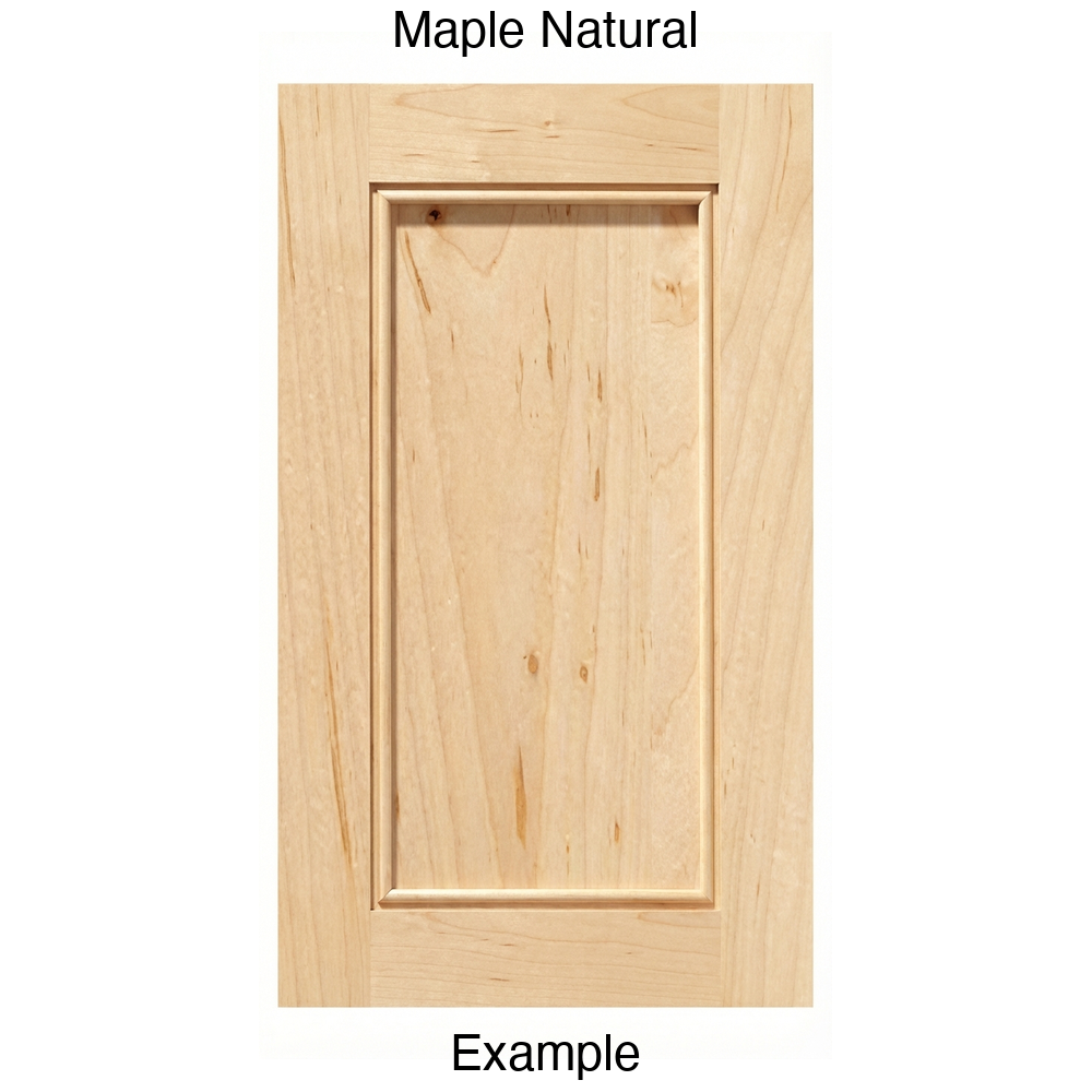 Cascade Recessed Panel Cabinet Door in Maple Natural