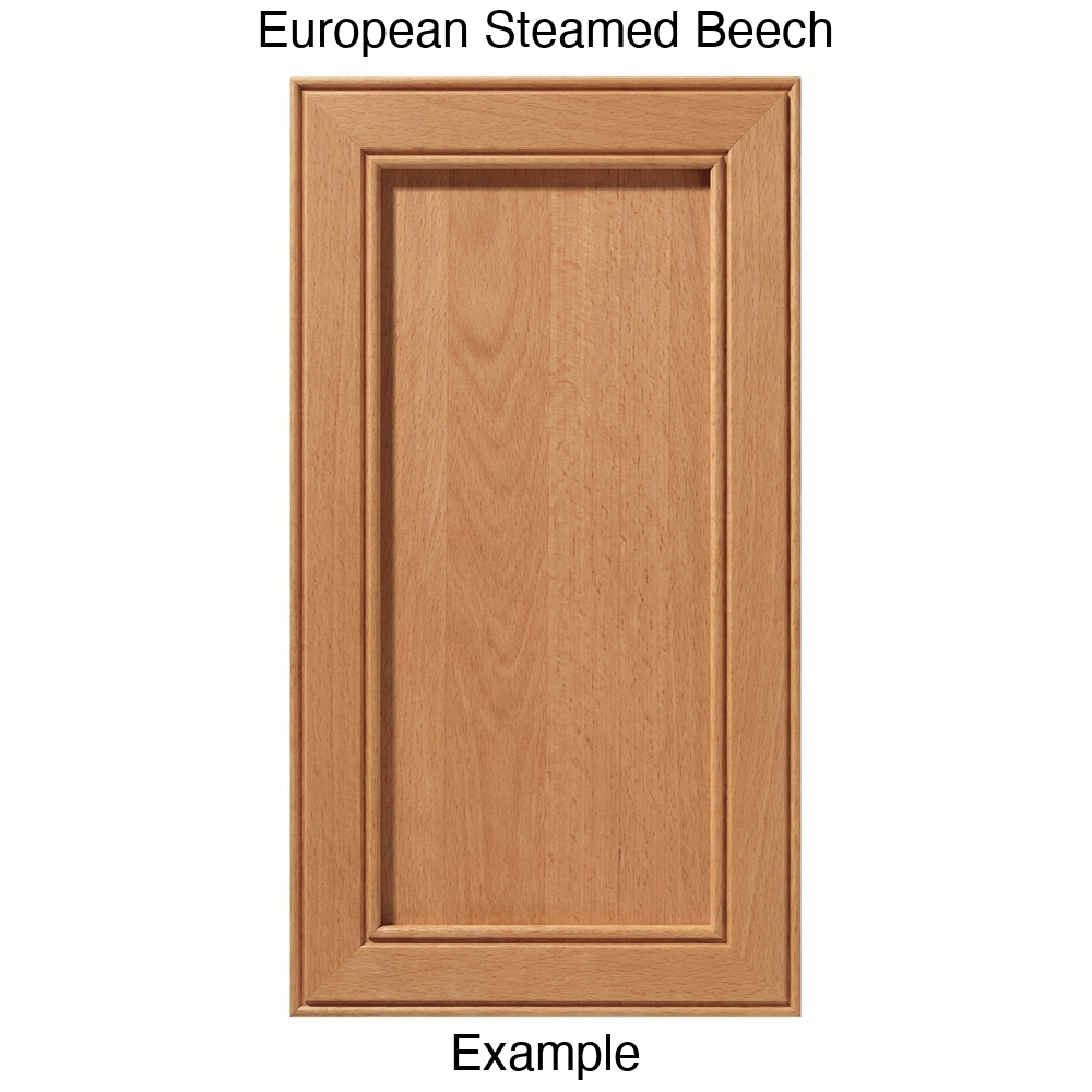 Connecticut Recessed Panel Cabinet Door in European Steamed Beech