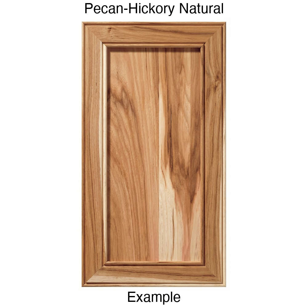 Connecticut Recessed Panel Cabinet Door in Pecan-Hickory Natural