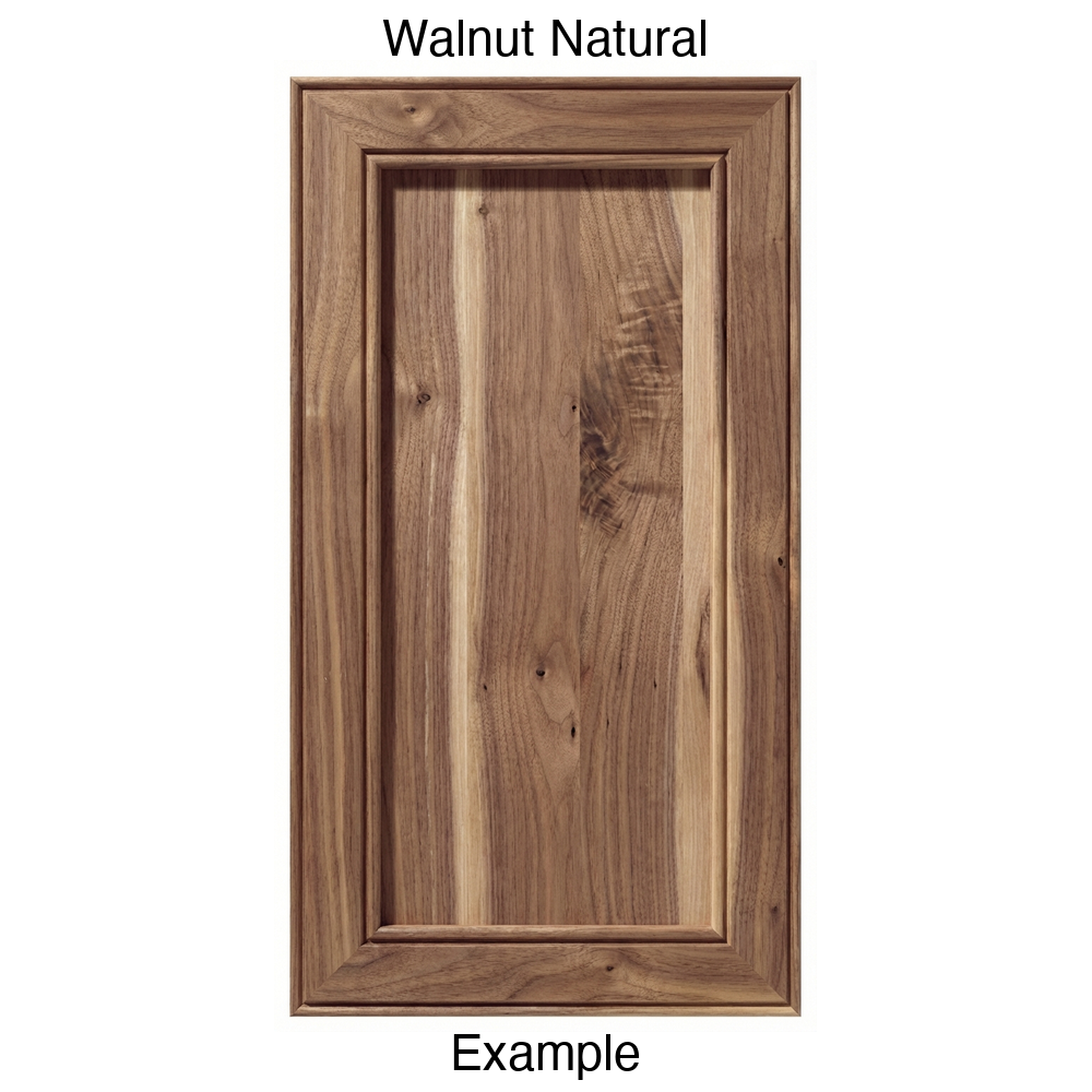 Connecticut Recessed Panel Cabinet Door in Walnut Natural