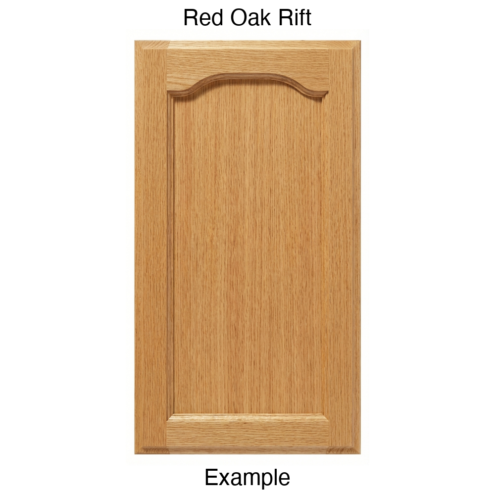 Cougar Cabinet Door in Red Oak Rift