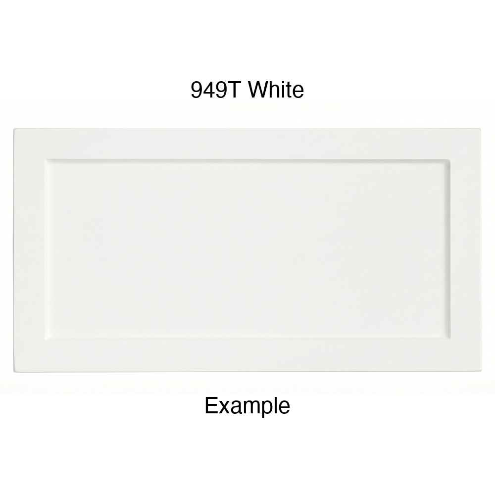 DN917 Thermofoil Drawer Front (Skinny Shaker Style), Routed