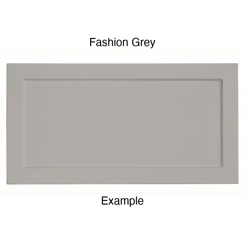 DN917 Thermofoil Drawer Front (Skinny Shaker Style), Routed, in Fashion Grey