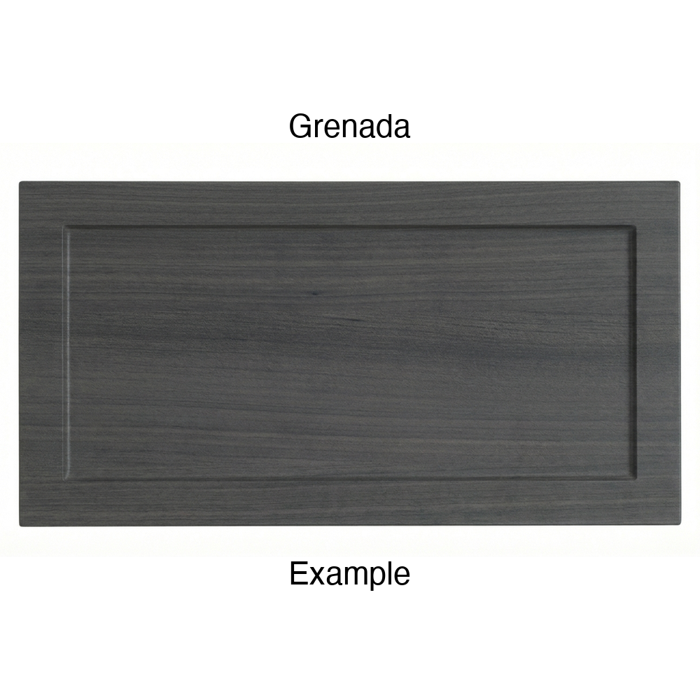 DN917 Thermofoil Drawer Front (Skinny Shaker Style), Routed, in Grenada