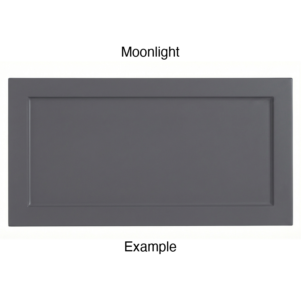 DN917 Thermofoil Drawer Front (Skinny Shaker Style), Routed, in Moonlight