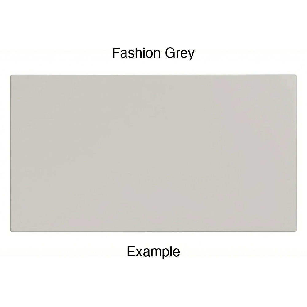 DN917 Thermofoil Drawer Front (Skinny Shaker Style), Solid, in Fashion Grey