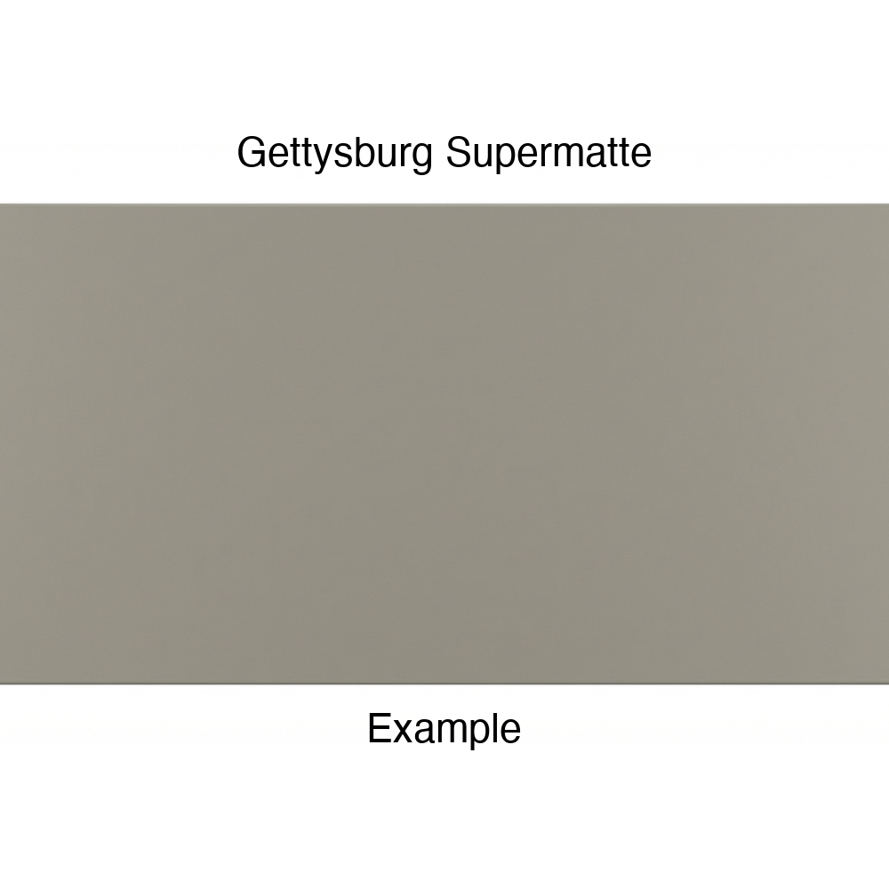 DN917 Thermofoil Drawer Front (Skinny Shaker Style), Solid, in Gettysburg Supermatte