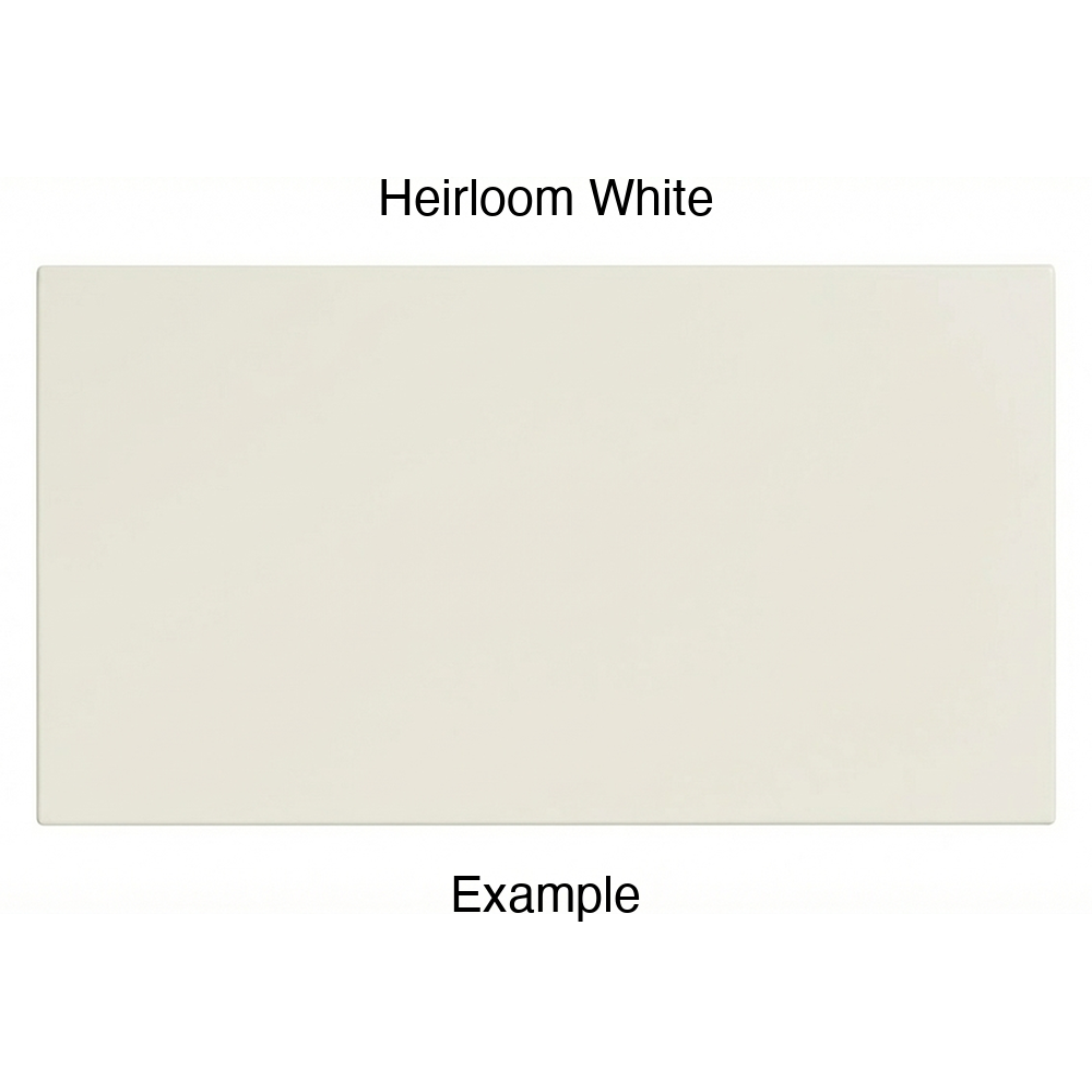 DN917 Thermofoil Drawer Front (Skinny Shaker Style), Solid, in Heirloom White