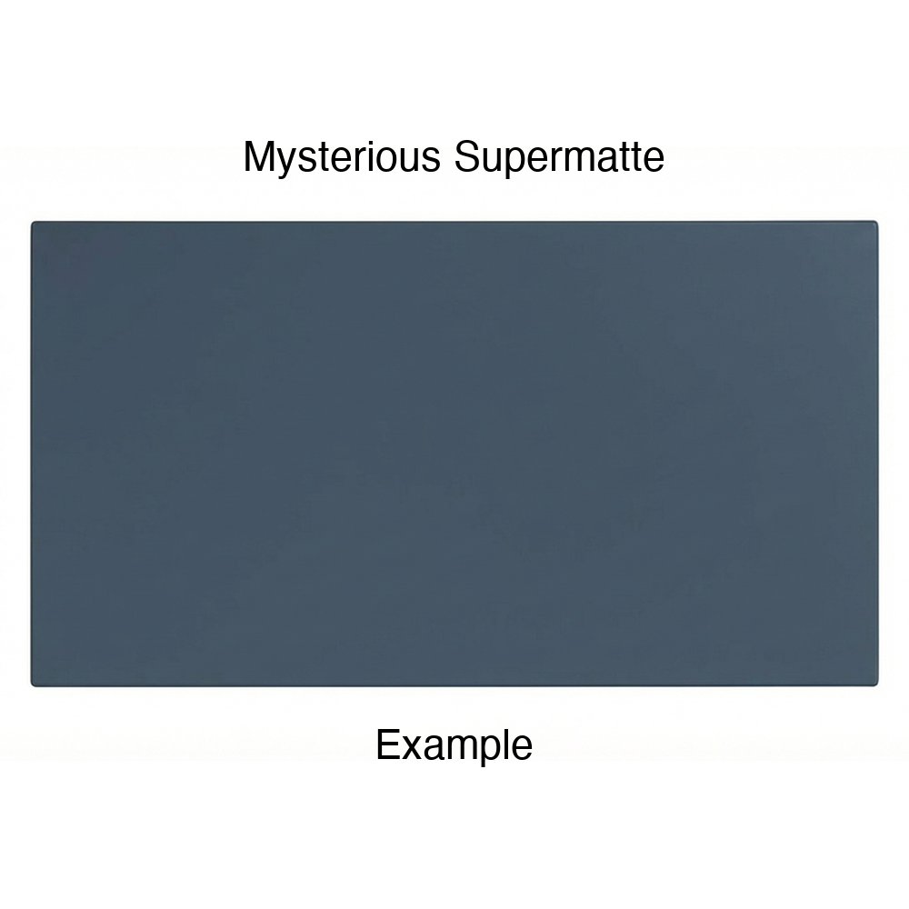 DN917 Thermofoil Drawer Front (Skinny Shaker Style), Solid, in Mysterious Supermatte