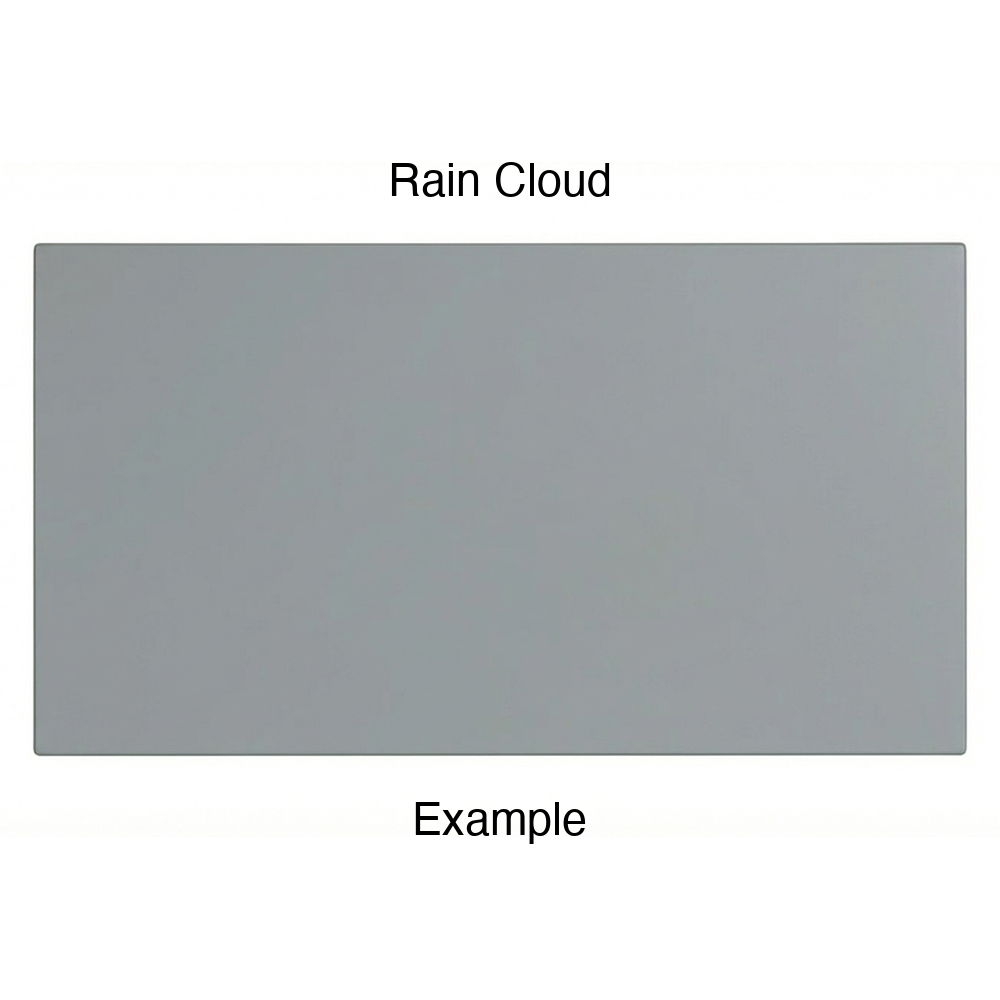 DN917 Thermofoil Drawer Front (Skinny Shaker Style), Solid, in Rain Cloud