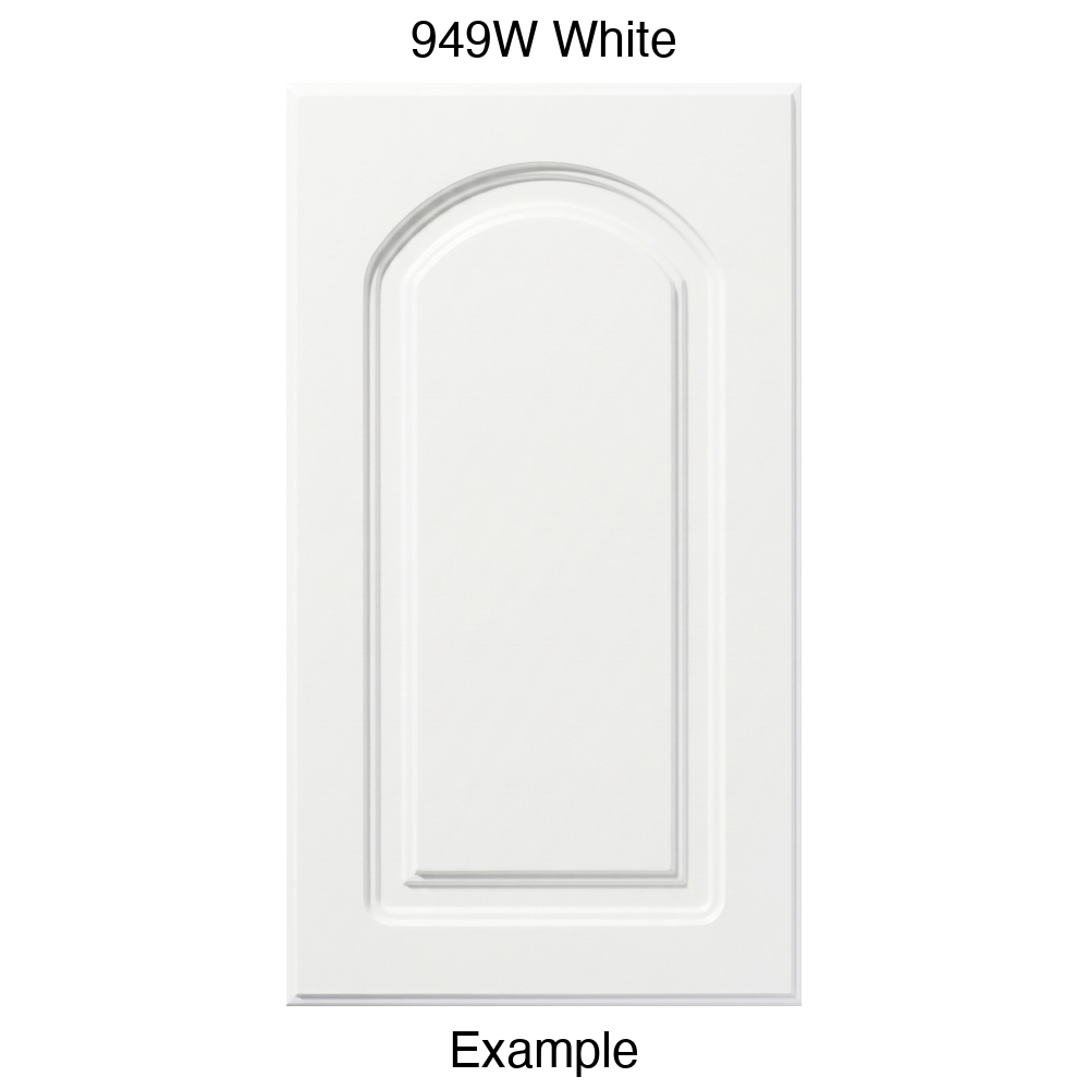 DP8 Arched Raised Panel Thermofoil Cabinet Door