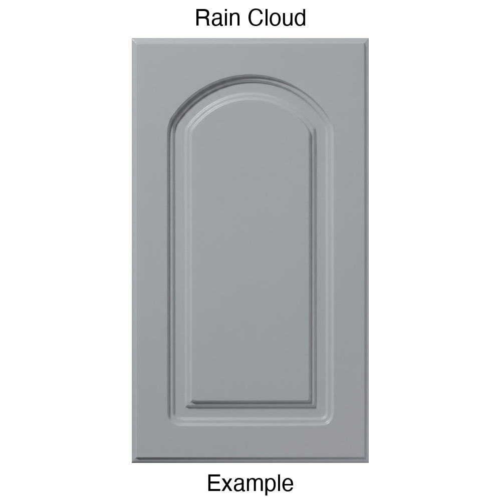 DP8 Arched Raised Panel Thermofoil Cabinet Door