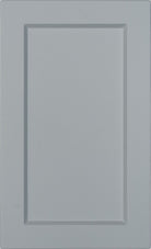 The DR1 modern thermofoil cabinet door with recessed panel and subtle 45 degree inner edge angle