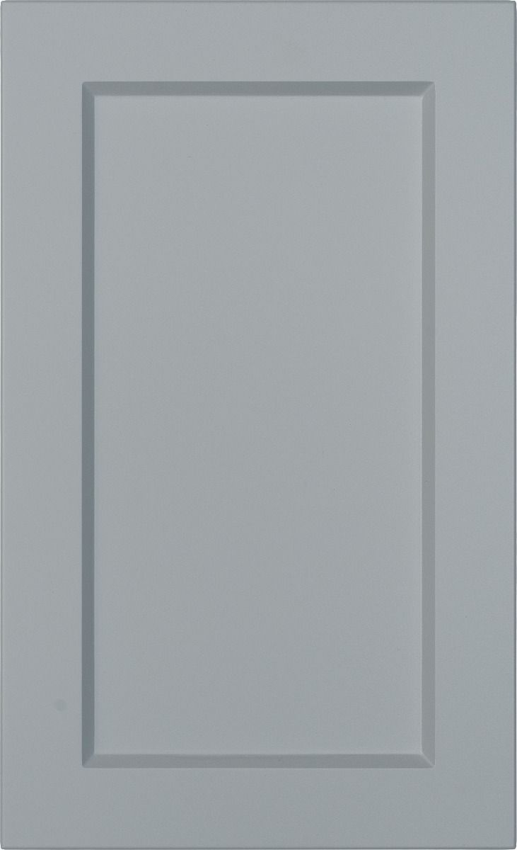 The DR1 modern thermofoil cabinet door with recessed panel and subtle 45 degree inner edge angle