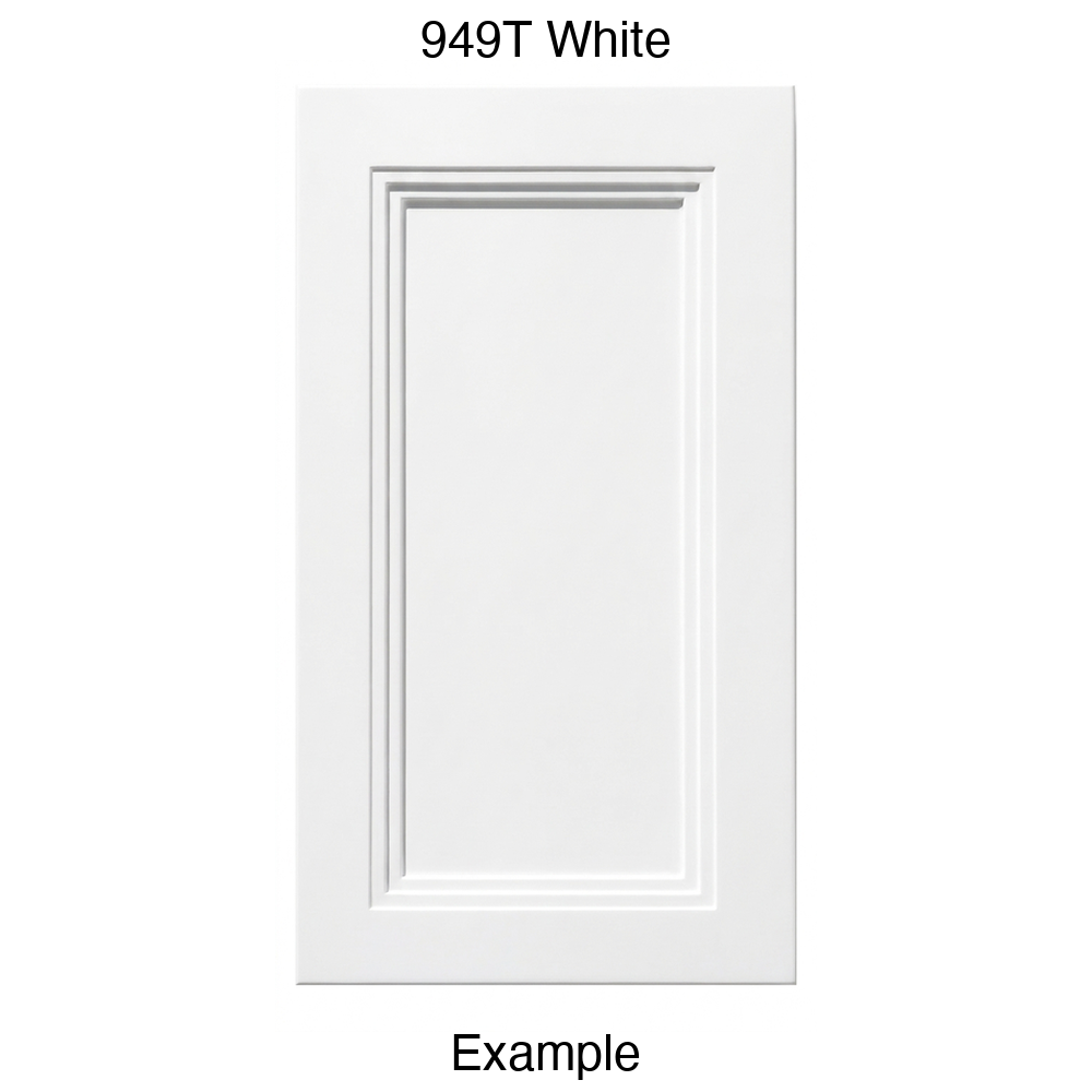 DR133 Recessed Panel Thermofoil Cabinet Door (Victoria Style)