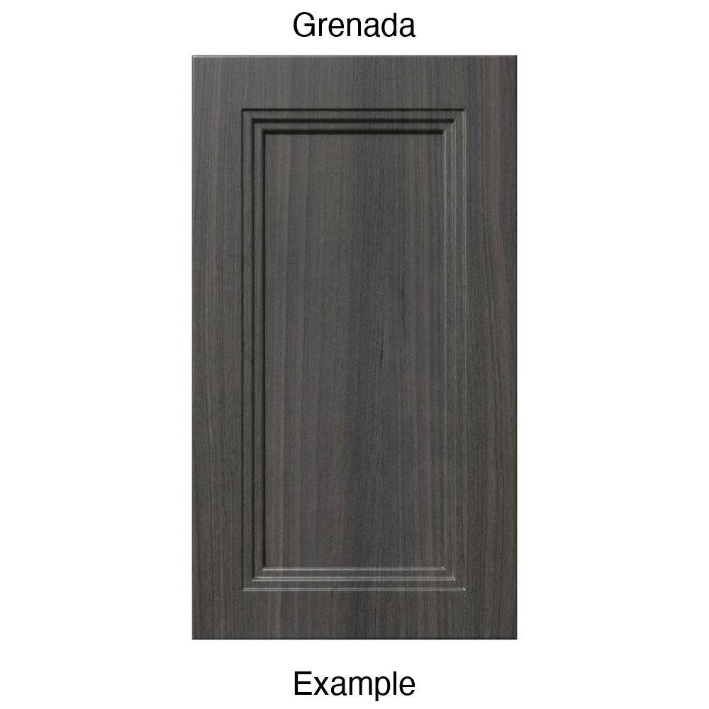 DR133 Recessed Panel Thermofoil Cabinet Door (Victoria Style) in Grenada