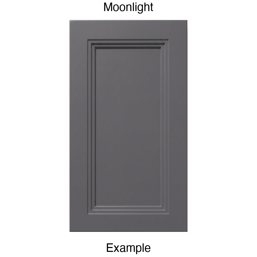 DR133 Recessed Panel Thermofoil Cabinet Door (Victoria Style) in Moonlight