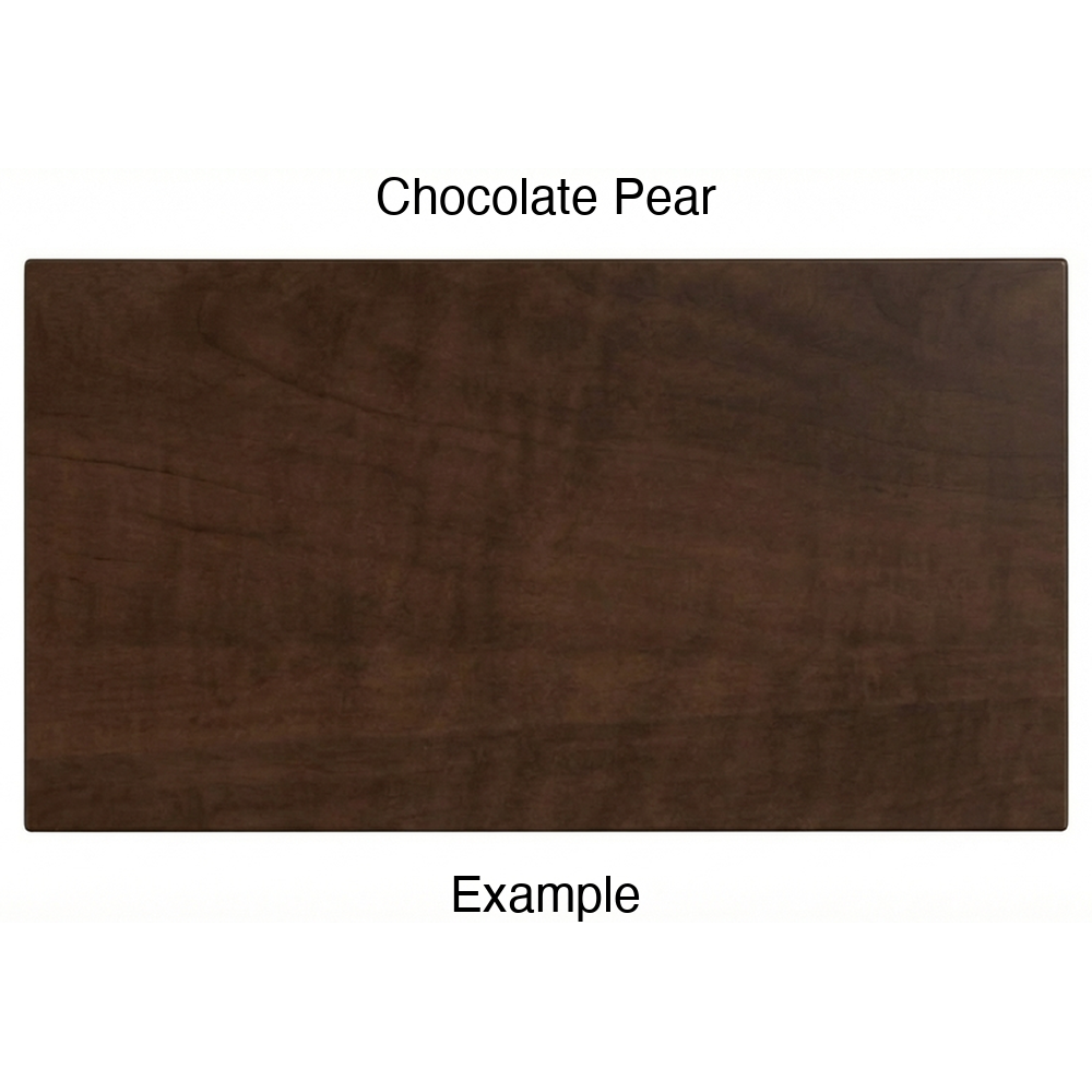 DR1 Thermofoil Drawer Front (Artesia Style), Solid, in Chocolate Pear