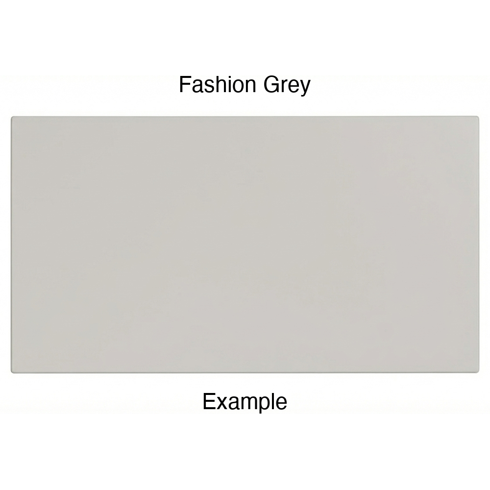 DR1 Thermofoil Drawer Front (Artesia Style), Solid, in Fashion Grey