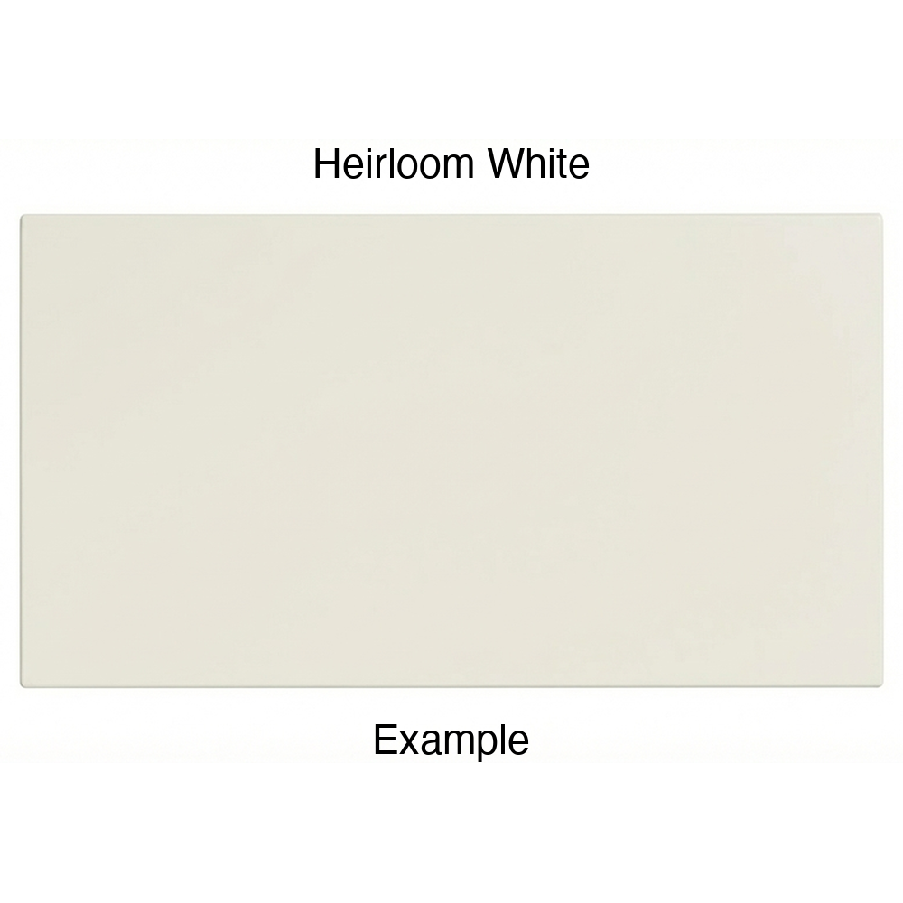 DR1 Thermofoil Drawer Front (Artesia Style), Solid, in Heirloom White