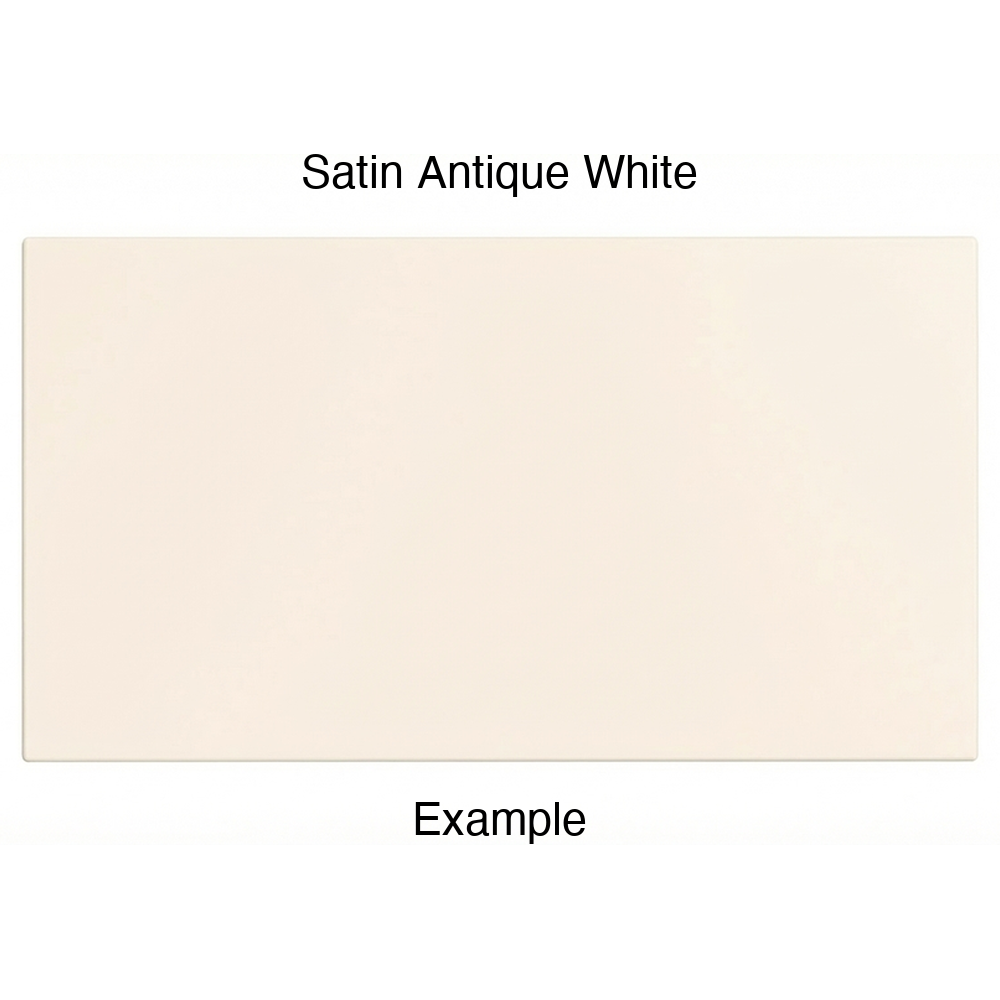DR1 Thermofoil Drawer Front (Artesia Style), Solid, in Satin Antique White
