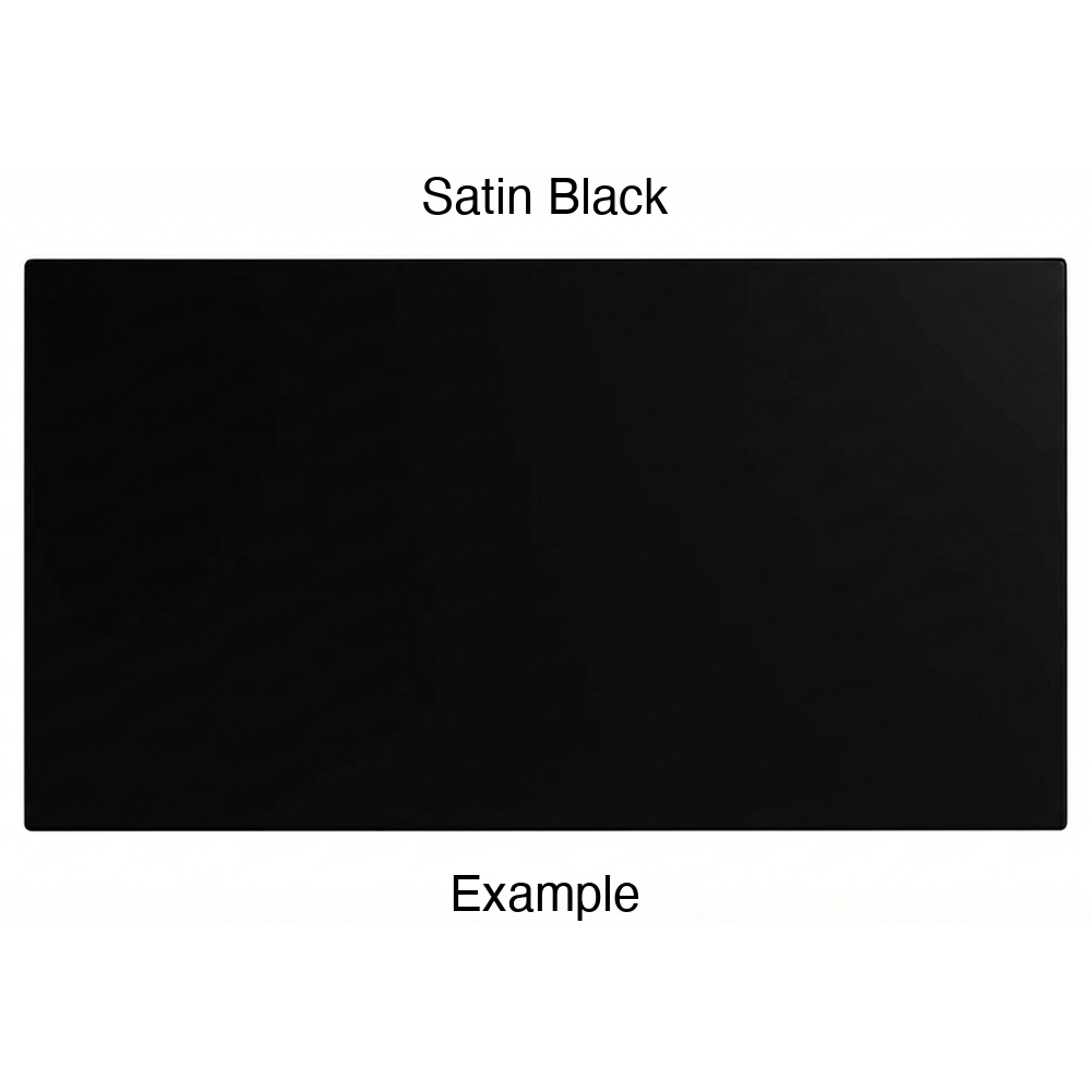 DR1 Thermofoil Drawer Front (Artesia Style), Solid, in Satin Black