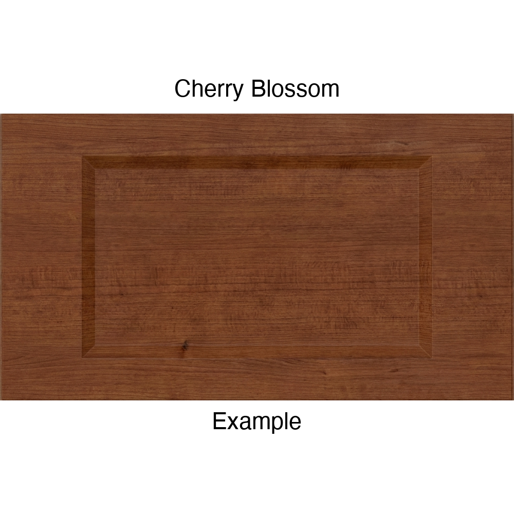 DR1 Thermofoil Drawer Front (Artesia Style), Routed, in Cherry Blossom