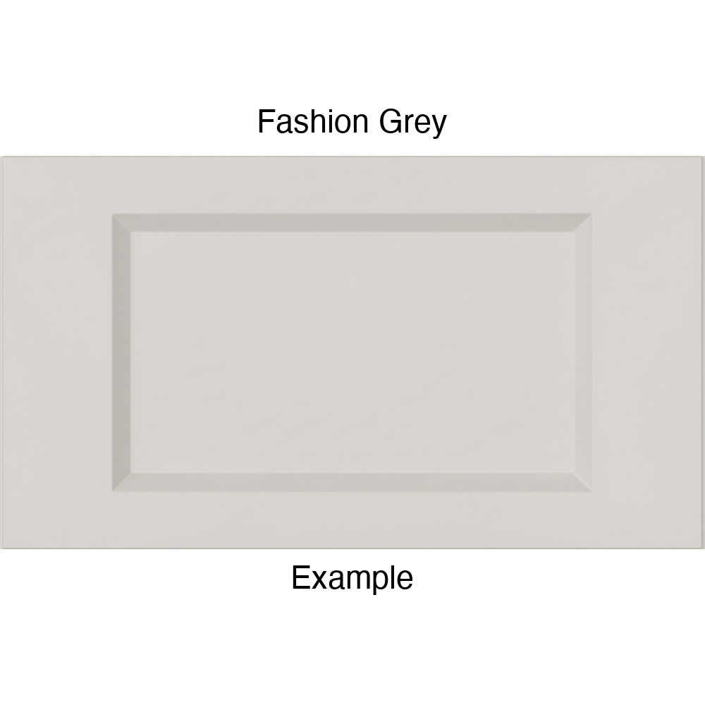 DR1 Thermofoil Drawer Front (Artesia Style), Routed, in Fashion Grey
