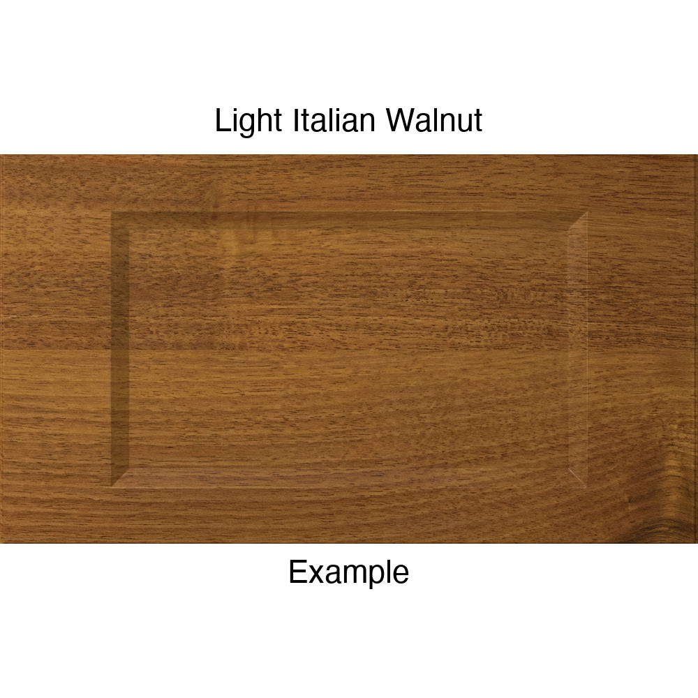DR1 Thermofoil Drawer Front (Artesia Style), Routed, in Light Italian Walnut
