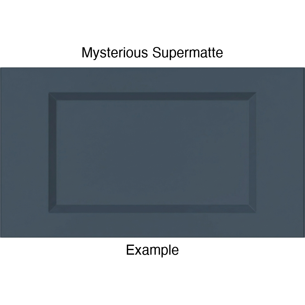 DR1 Thermofoil Drawer Front (Artesia Style), Routed, in Mysterious Supermatte