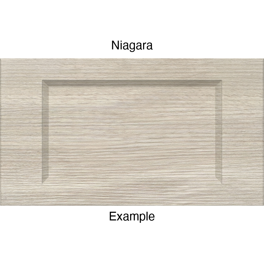DR1 Thermofoil Drawer Front (Artesia Style), Routed, in Niagara