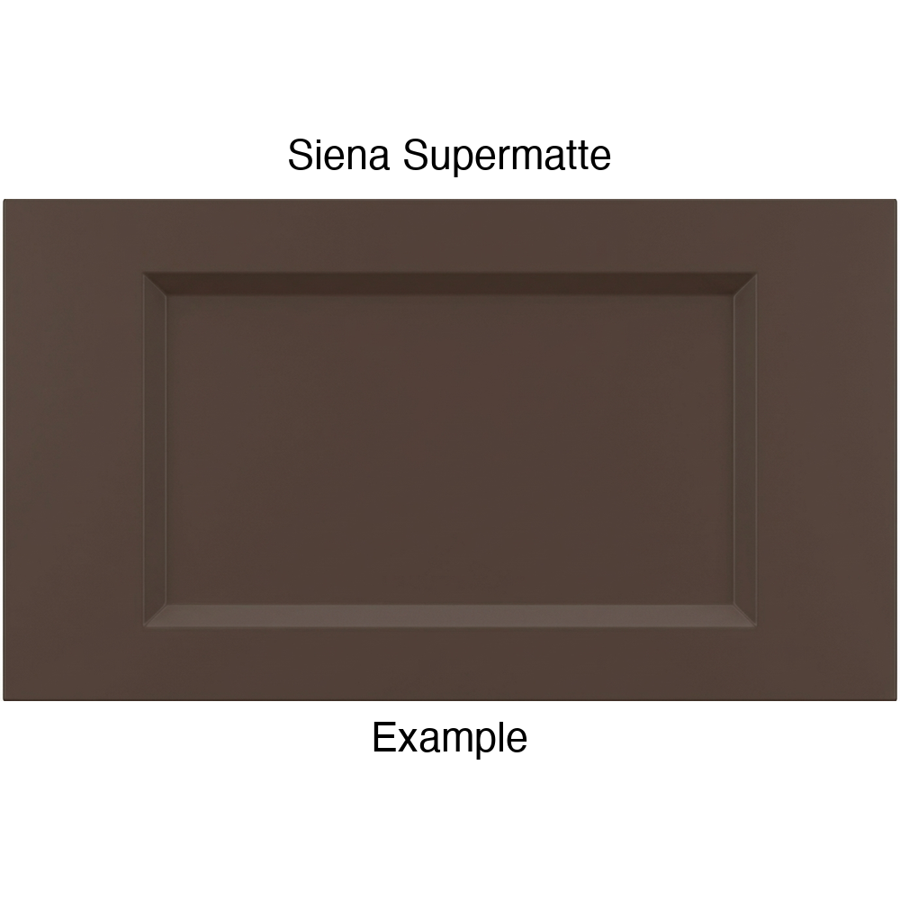DR1 Thermofoil Drawer Front (Artesia Style), Routed, in Siena Supermatte
