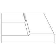 DR269 edge profile showing the recessed frame and panel.