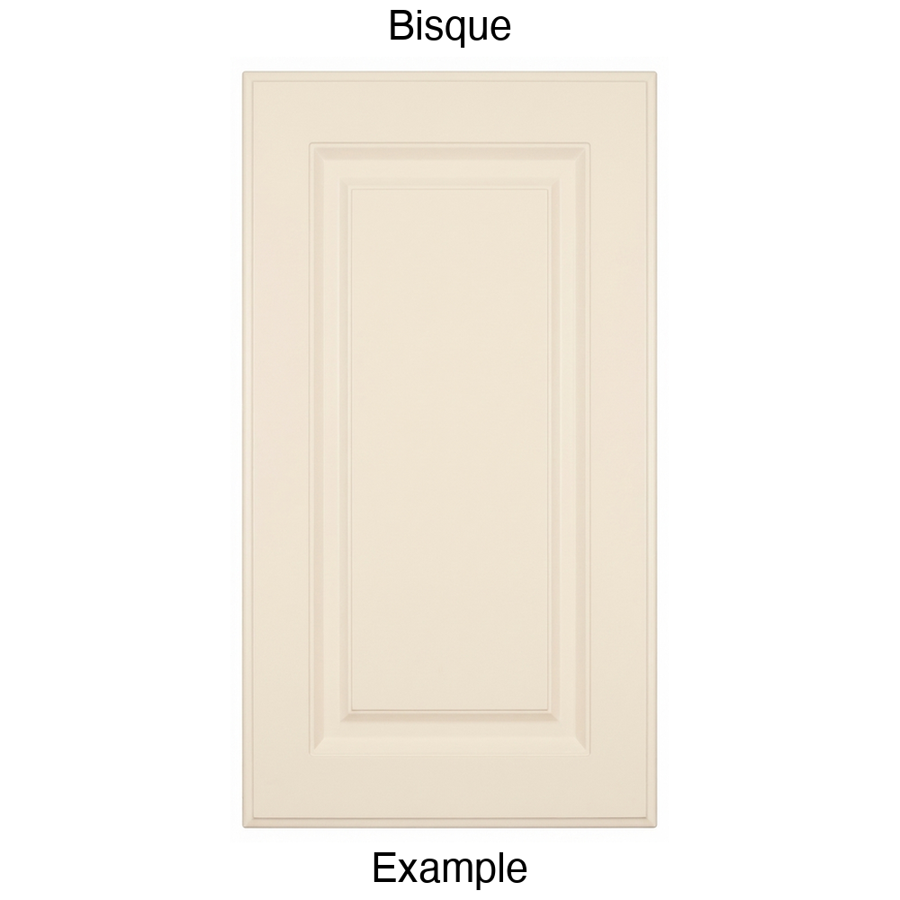 DR31 Raised Panel Thermofoil Cabinet Door in Bisque