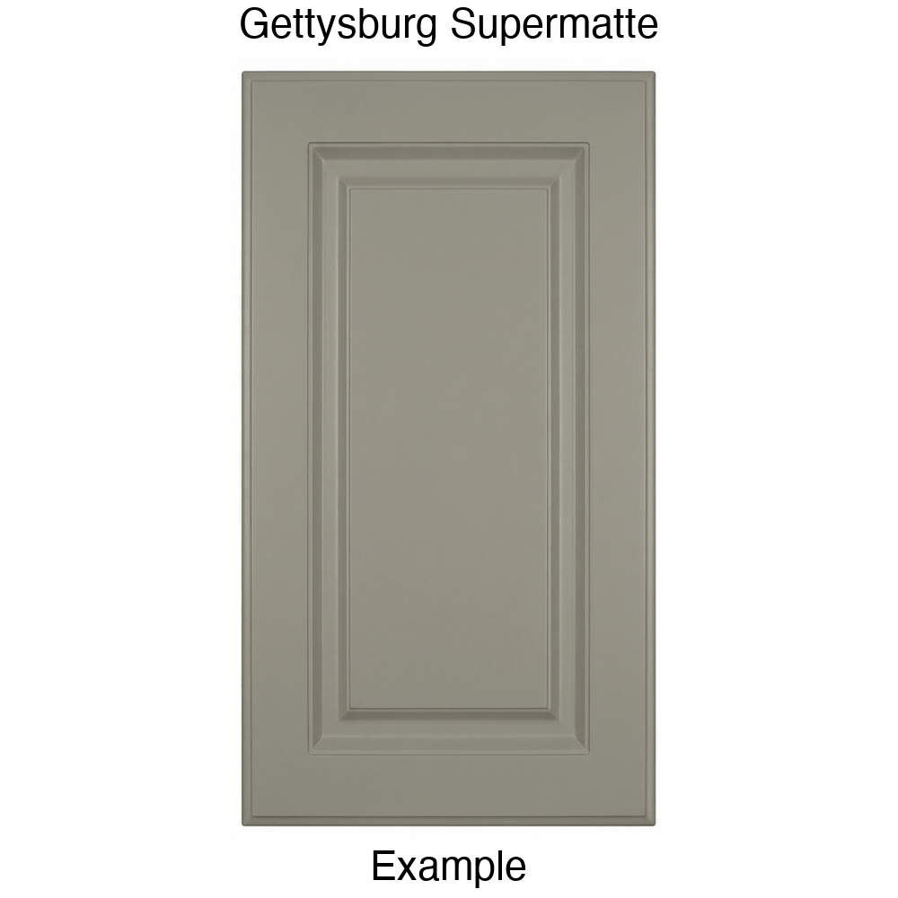 DR31 Raised Panel Thermofoil Cabinet Door in Gettysburg Supermatte