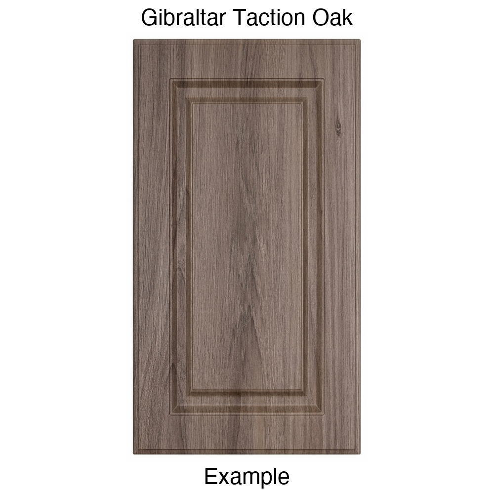 DR31 Raised Panel Thermofoil Cabinet Door in Gibraltar Taction Oak