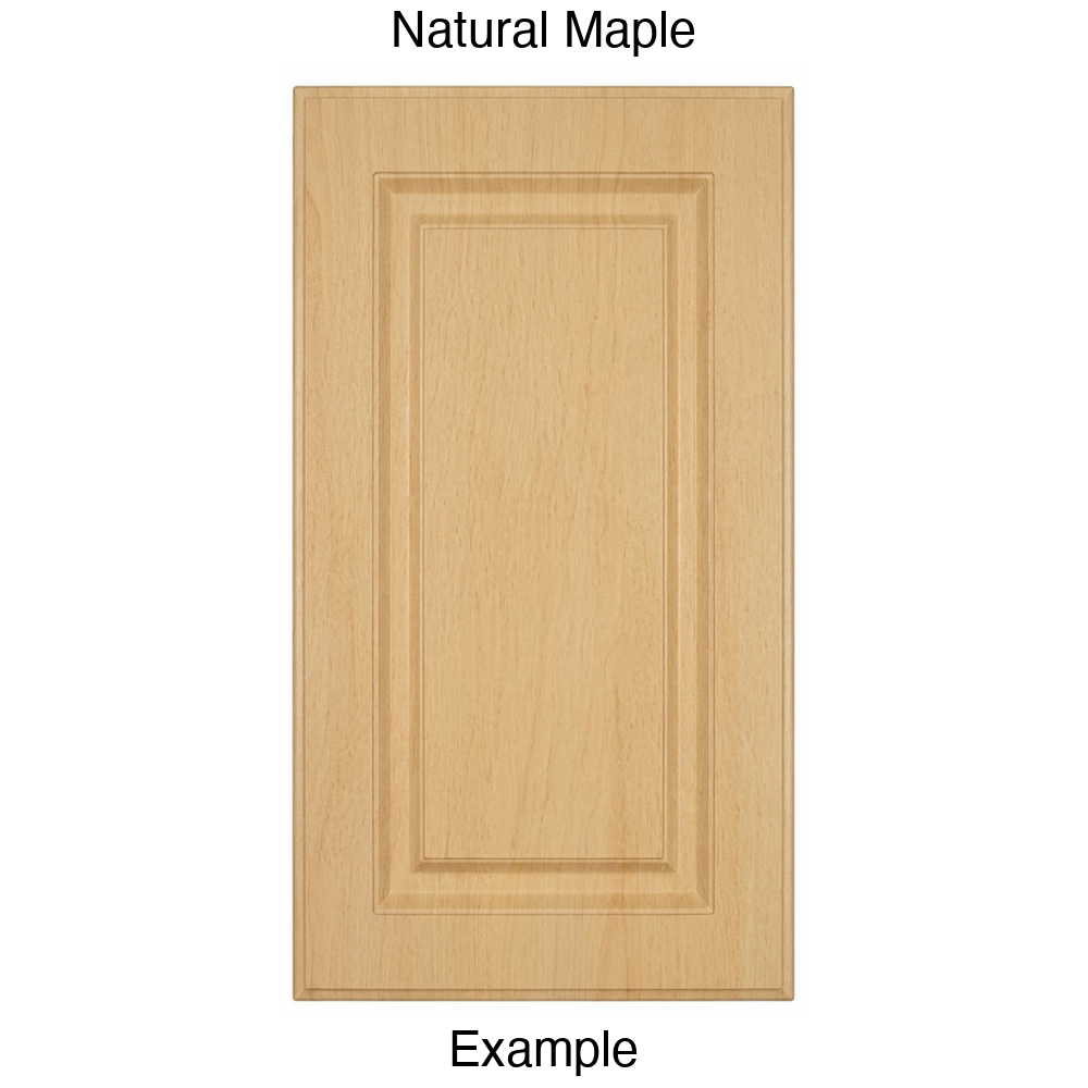 DR31 Raised Panel Thermofoil Cabinet Door in Natural Maple