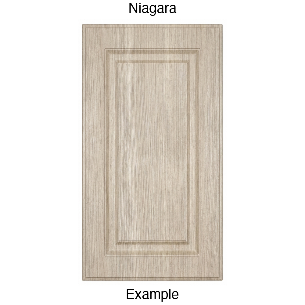 DR31 Raised Panel Thermofoil Cabinet Door in Niagara