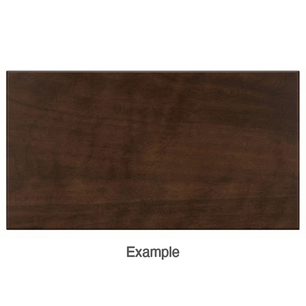 Thermofoil Plank Drawer Front (DBQ) in Chocolate Pear