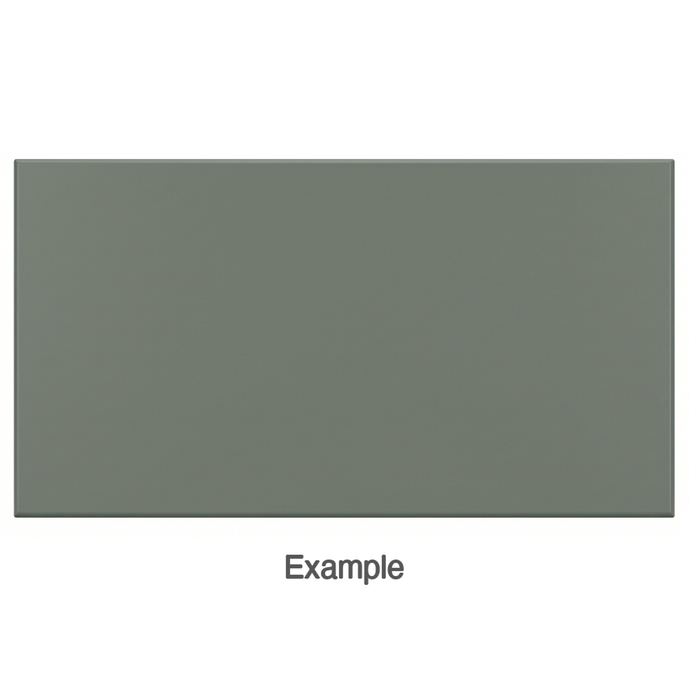Thermofoil Plank Drawer Front (DBQ) in Green Supermatte